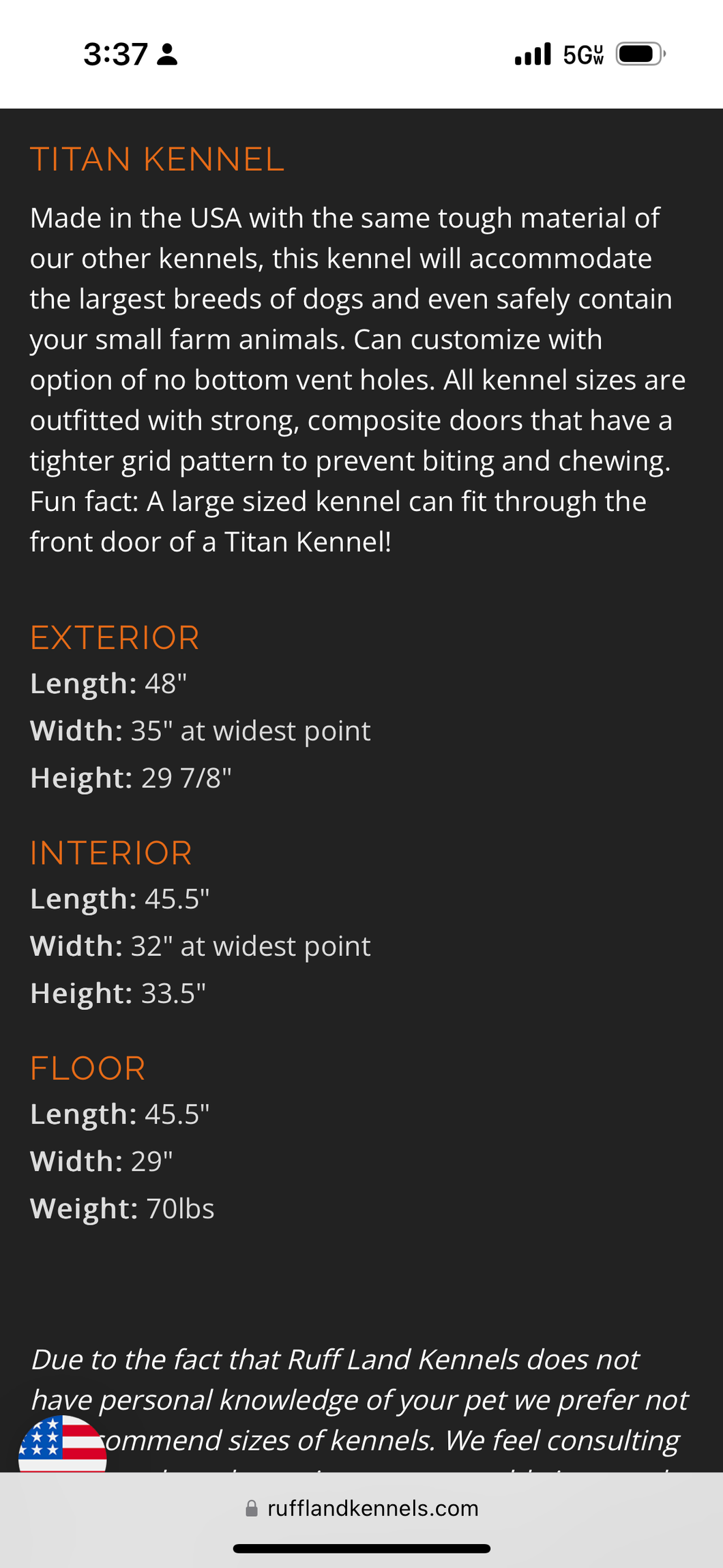 Hot Pink and Light Pink Titan kennel front and right PREORDER